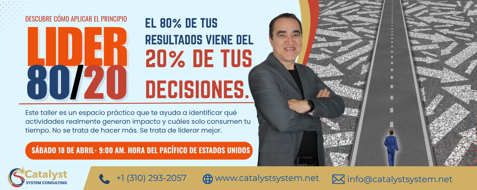 El 80% de tus resultados dependen del 20% de tus decisiones